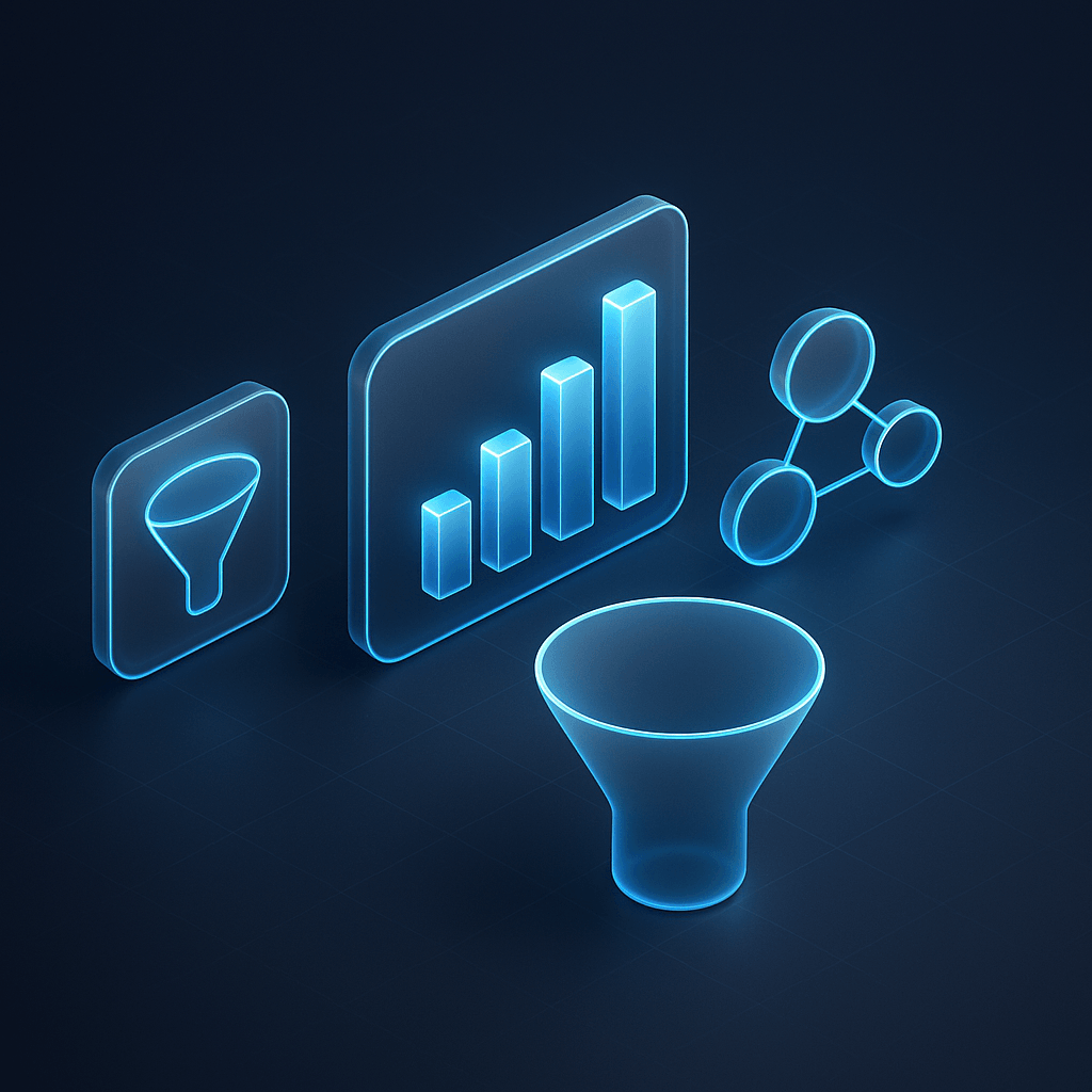 Custom CRM Systems - 3D Tech Visualization